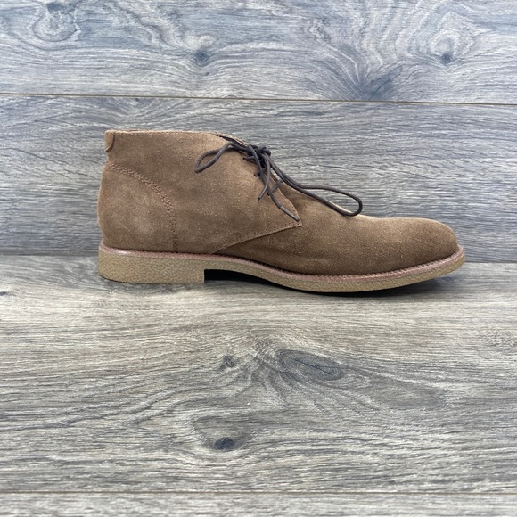 Floyd Desert Boots Mens 9.5 Brown Suede Lace Up Chukka Mid Top Shoes main image 4